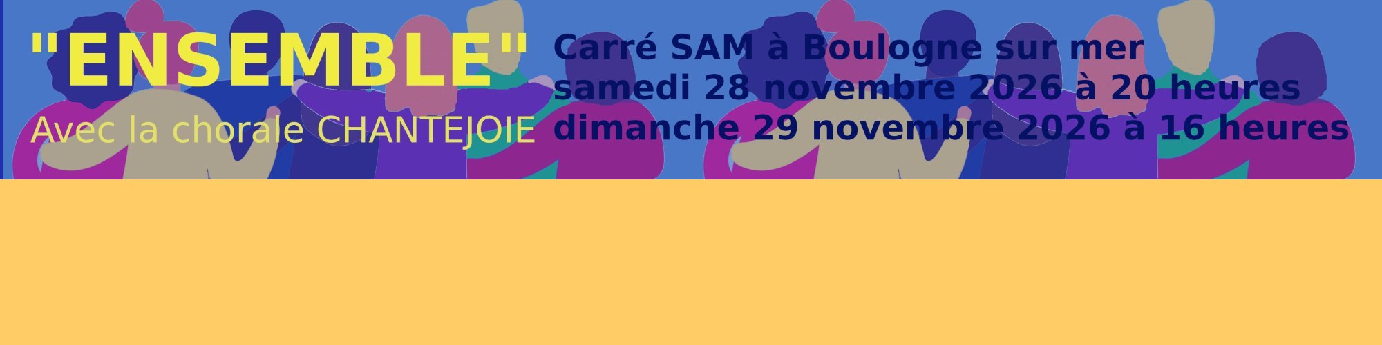 Concert - spectacle "ENSEMBLE" 28 et 29 novembre 2026 au carré SAM
